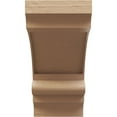 thumbnail image 2 of 12"W x 24"D x 24"H Classic Diane Rough Cedar Woodgrain TimberThane Corbel, Primed Tan, 2 of 6