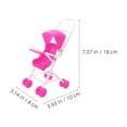 thumbnail image 2 of HEATSHAKING 3Pack Stroller Toy Baby Doll Stroller With Storage For Daily Play, 2 of 8