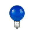 thumbnail image 2 of Novelty Lights Blue G30 Globe Hanging Outdoor String Light Replacement Bulbs E12 Candelabra Base 5 watt, 2 of 6