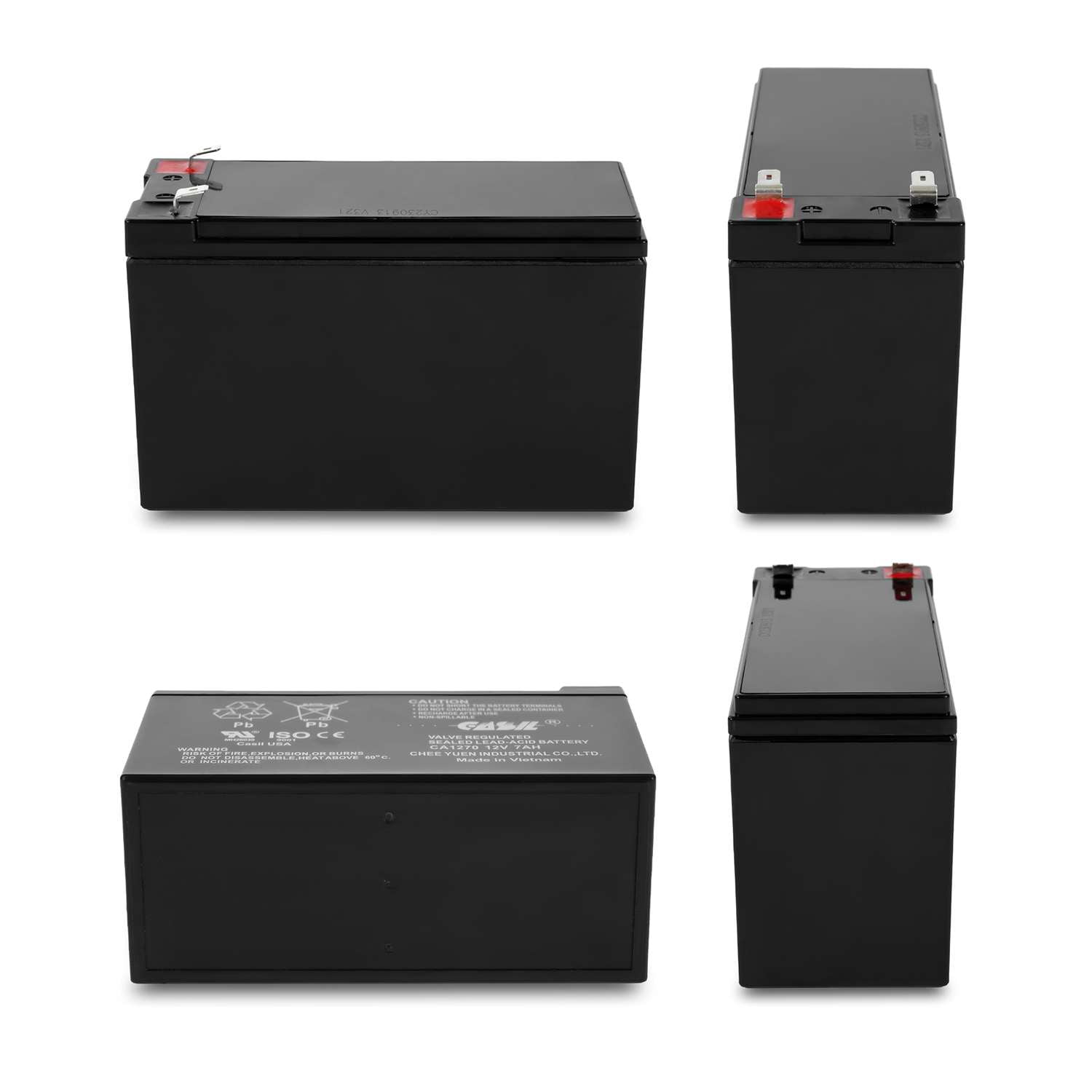 Casil 12V 7Ah Battery Replacement for Home ADT Security Alarm System