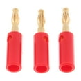 thumbnail image 4 of Miulika 2x 5pcs 4mm Adapter Banana Plug, Solder Type Copper Connector - Red, As, 4 of 8
