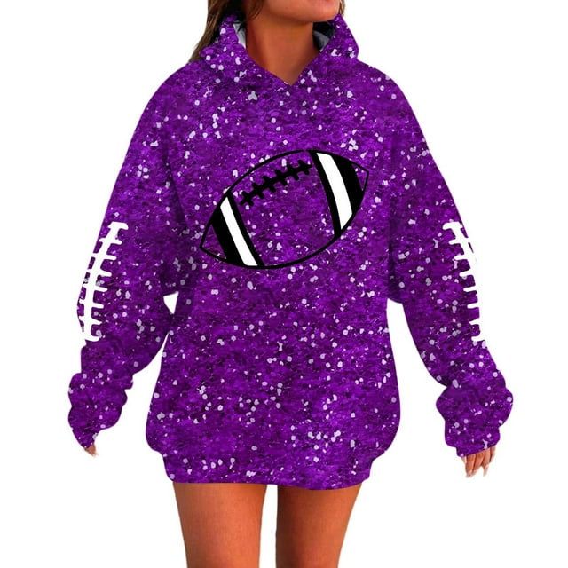 Mode Femme à Capuche Imprimé Manches Longues Chandail à Cordon Confortable Décontracté Mode Urbaine Tops