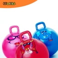 thumbnail image 2 of WALIKI TOYS Hopper Ball For Adults (Hippity Hop Ball, Hopping Ball, Bouncy Ball With Handles, Sit & Bounce, Space Hopper, Kangaroo Bouncer, Jumping Ball, Transparent Clear), 2 of 6