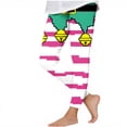thumbnail image 6 of MKOSPLRT Christmas Leggings Winter Kids Yoga Pants Dance Active Tights Stretch High Waist Print Gym Leggings Cute Holiday Pants 3-8Y, 6 of 6