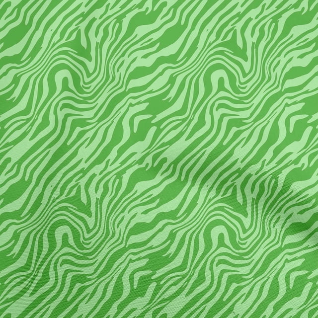 oneOone Polyester Spandex Light Green Fabric Animal Skin Fabric For Sewing Printed Craft Fabric By The Yard 56 Inch Wide