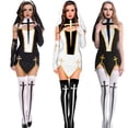 thumbnail image 2 of Disfraces de Cosplay de Halloween para mujer, accesorios para dama, monja Superior, Carnaval, iglesia, kimono religioso, fiesta de disfraces, 2 of 4