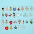 thumbnail image 1 of DIY Pendants Tools, Colorful Oil Drip Design Craft Accessories, For Women Girl, 1 of 8