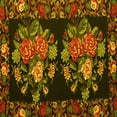 thumbnail image 1 of Ahgly Company Machine Washable Indoor Square Medallion Yellow French Area Rugs, 3' Square, 1 of 4