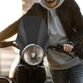 thumbnail image 4 of HONMEET Motorcycle Windscreen Black PC 1Set Wind Resistance Reduction, 4 of 8