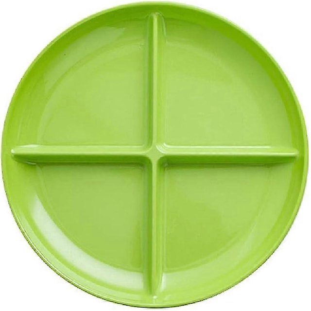 Fruit Bowls Resin Partition Platey Nutrition Fitness Four-Three-Partition Plate Fast Plate Snacks Platter Fruit