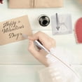 thumbnail image 2 of CZCPP-Autruche Plume Stylo avec Support pour Stylo Mariage Bridal Autruche Stylos à Bille pour Décoration de Table de Mariage Fiançailles (Blanc), 2 of 4