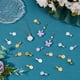 thumbnail image 5 of Pequeños colgantes de aleación para bisutería, colgantes, aretes planos y redondos, suministros para manualidades., 5 of 9