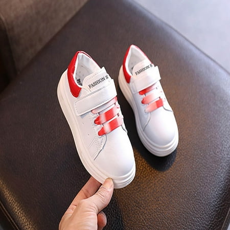 

Baby Solid Color Flying Woven Mesh Toddler Shoes Loafers Sports Shoes Red 29