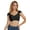 Black, variant on Women’s Seamless Shoulder Pad Bra,Built-in Shoulder Pad,Wireless Comfort Crop Top, Invisible Under Clothes,Beige,M