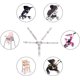 thumbnail image 1 of 1 pieza de correas de nailon gris para silla de comedor para niños, correas para cochecito de niño de 5 puntos, 1 of 5