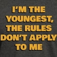 thumbnail image 3 of CafePress - I'm The Youngest Dark T Shirt - Men's Classic Graphic Cotton T-Shirt, 3 of 4