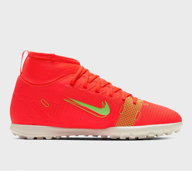 Tenis de Fútbol Nike Niño Jr. Mercurial Superfly 8 Club TF Rojo CV0795600