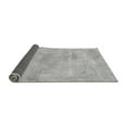 thumbnail image 2 of Ahgly Company Indoor Round Abstract Gray Modern Area Rugs, 7' Round, 2 of 4