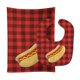 thumbnail image 1 of "Treasures Backyard BBQ Hot Dog Babero para bebé y paño para eructar, multicolor, grande" Caroline's Treasures BB8628STBU, 1 of 1