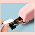 thumbnail image 3 of Mini Electric Stapler Automatic Portable for Office Desktop School and Home- 15 Sheets Capacity - Staples and AC Adapter Included Suitable for Palm Size and High Comfort, 3 of 5