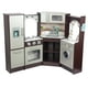 thumbnail image 1 of Kids House Master Chef: Cocina de Juguete para Niños, Modular Esquinada con Microondas, Lavabo, Cortinas Elegantes y Espacio de Almacenamiento Integrado, 1 of 5