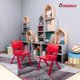 thumbnail image 4 of Set 2 Silla Infantil de Plástico Resistente para Niños | Diseño Ergonómico y Cómodo | Ideal para Casa, Escuela y Guardería (Rojo), 4 of 5