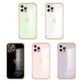 thumbnail image 4 of Carcasa De Lujo Para Iphone 13 12 11 Pro Max Mini Promax Love Heart Cases Square Plating Case 13Pro 12Pro Protector De Lente De Cámara Cubierta Trasera, 4 of 4