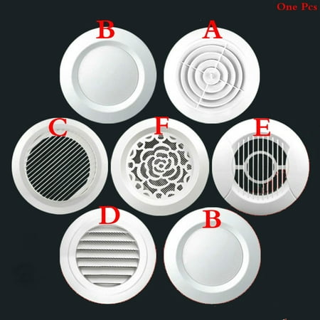 

ABS Round Air Ventilation grille air Louver vent Air duct vent covers 75/100/150/200mm Heating Cooling & Vents