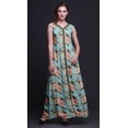 thumbnail image 2 of Bimba Floral Ladies Printed Front Slit Sleeveless Maxi Summer Long CasualÂ&nbsp;Dress-Large, 2 of 5