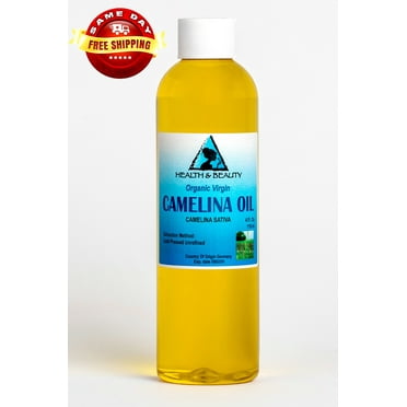 Camelina Oil Unrefined Organic Virgin Cold Pressed  Raw Premium Fresh Pure 4 oz