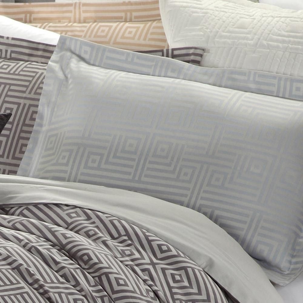 Johnson Home 200 TC Fashion Bedding Cotton Yarn Duvet Cover Sets (Queen)