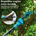 thumbnail image 4 of Arlohe 6" Electric Pole Saw,800W Brushless Motor,4.6-9.8ft Extension,Landscape Gardening Tool, 4 of 8