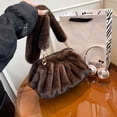 thumbnail image 5 of Jiibva Faux Fur Shoulder Bag for Women, Plush Ladies Clutch Purse Bag, Trendy Winter Furry Crossbody Bag Handbag, 5 of 7