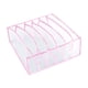 thumbnail image 1 of Organizador de cajones con divisor para armario, caja de almacenamiento para ropa interior, corbata, hogar, viajes, para mujeres y hombres Pink 6 Gripes, 1 of 7