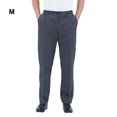 thumbnail image 4 of Decodeary Striped Baker Trousers Stylish And Breathable Workwear For Chefs Elastic Polyester Restaurant Kitchen Chef Pants M, 4 of 6