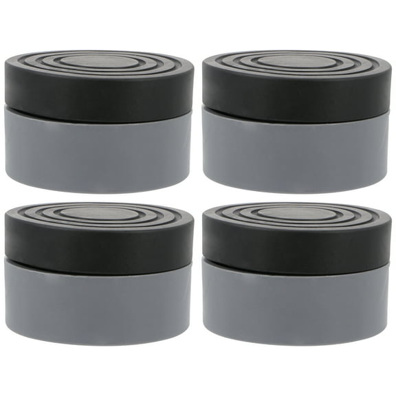 Landege 4-Pack Anti Silicone Pads for Washing Machine and Dryer, Non- Washer Floor Pads, Grey
