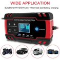 thumbnail image 2 of Car y Charger,12V/8A 24V/4A Compatible Smart Portable y Charger Maintainer/Pulse Repair Charger, 2 of 5