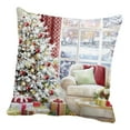 thumbnail image 1 of Abbracc Housse de Coussin Motif Imprimé Housse de Canapé Pratique Réutilisable Housse de Coussin D, 1 of 8
