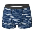 thumbnail image 6 of Men's Boxer Briefs, Ornamental Fish Soft Comfy Mens Underwear Boxer Briefs Breathable With Widen Waist, 6 of 7