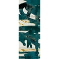 thumbnail image 2 of Alvarez, Cynthia 9x18 Gold Ornate Wood Framed with Double Matting Museum Art Print Titled - Teal and Flare D, 2 of 4