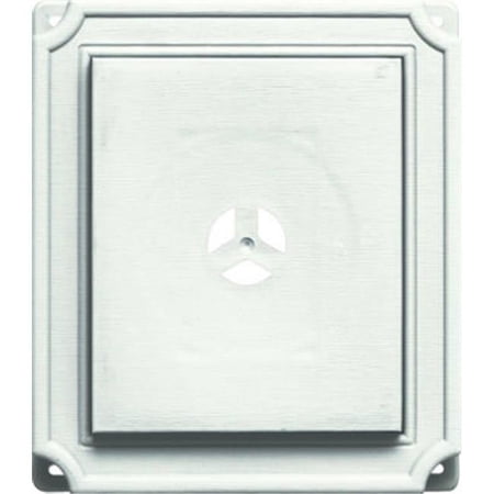 UPC: 0080192049469 | Builders Edge 130110001123 Scalloped Mounting Block- White