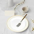 thumbnail image 4 of Disposable Tableware Set Of Beautiful Dinner Plates With Gold Trim Pattern, 30*7.5 Inch And 30*10.25 Inch Plates For Parties Gatherings, Ideal For Disposable Use And, 4 of 6
