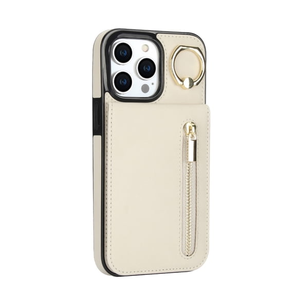 Mobile Phone Cover Rings Stand Phone Case Wallet Case for Phone16 Series Cover Case with Card Slot
