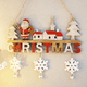 thumbnail image 2 of Adornos colgantes de madera de Papá Noel 2025 Adornos navideños de Feliz Navidad 2024 para la puerta del hogar Colgantes para árbol de Navidad Navidad Año Nuevo, 2 of 5