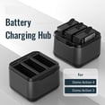 thumbnail image 4 of Battery Charging Hub Charging 3 Batteries Action Camera Accessories with Charging Indicator Light Charging Station for DJI OSMO Action 4/3 Cameras, 4 of 8