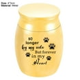 thumbnail image 7 of Walbest Everlasting Love Urns for Dog/Cat Ashes, 1.6" High Beautiful Keepsake Urns Mini Timeless Cremation Urns, Aluminum Simple Decorative Funeral Urns Engraved for Pet, 7 of 7
