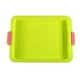 thumbnail image 5 of Cateissary Bandeja para hornear pasteles de brownie Bandeja para hornear pasteles antiadherente de silicona Molde para resistente al verde 2piezas, 5 of 6