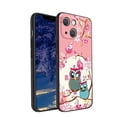 thumbnail image 1 of Compatible with iPhone 13 Phone Case, owl-birds-107 Case Silicone Protective for Teen Girl Boy Case for iPhone 13, 1 of 1