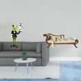 thumbnail image 2 of Figura de escritorio de camarero, estatua de rana, sofá en miniatura, muebles de casa de muñecas, estante de madera de resina, decoración adecuada par, 2 of 8
