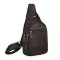 thumbnail image 2 of Kugisaki Chest Bag Sling Bag Shoulder Crossbody Bags Multiple Zippered Compartments Adjustable Strap with Earphone Hole Casual Outings, 2 of 6